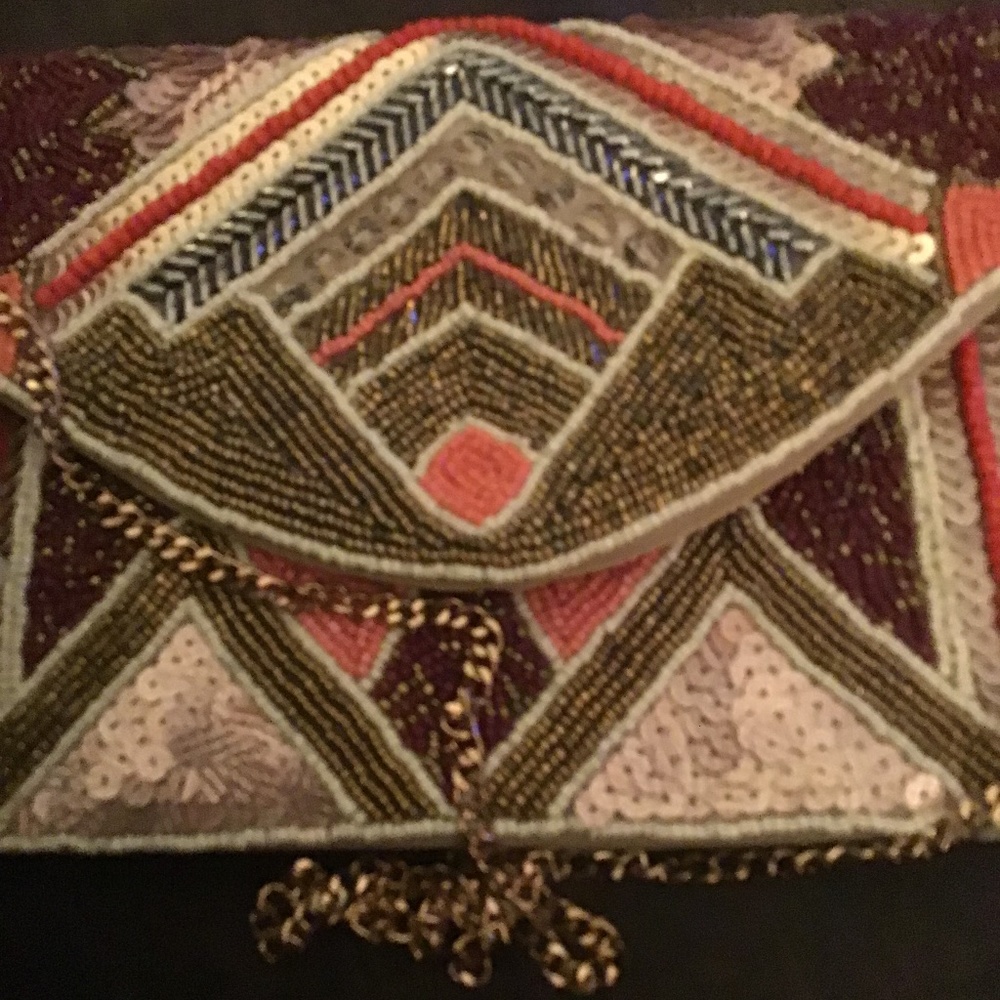 Beautiful bohemian beaded purse